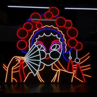 色の変更スマートなLEDの滑走路端燈は装飾Rgbの大気ランプを曲げるネオン サインを美化する