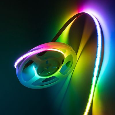 スマートな動的ピクセル穂軸LEDのストリップIp20 Rgb 24vのスマートなネオン屈曲