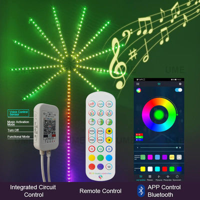 音楽同時性の花火スマートなLED音楽ライト