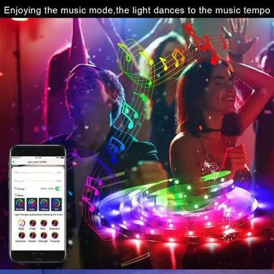 RGB 5V防水スマートなLED音楽ライトはTVのバックライト5050 USB色の変更を導いた
