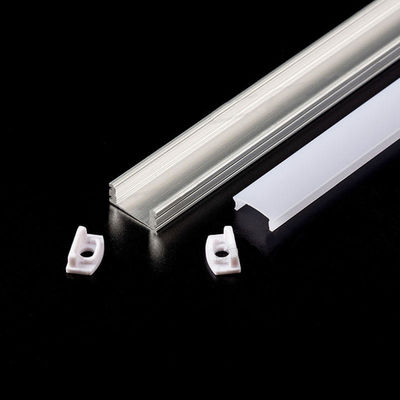 8mm白いLEDのアルミニウム プロフィールの正方形のプロフィール ライトPCは線形を覆う
