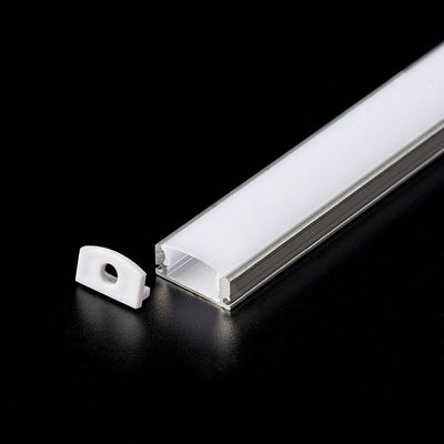 8mm白いLEDのアルミニウム プロフィールの正方形のプロフィール ライトPCは線形を覆う