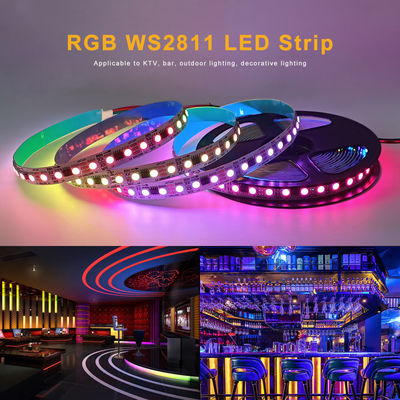 WS2811デジタルLEDの適用範囲が広いストリップ アドレス指定可能なLEDのライト24V Aclorolプログラム可能な5050