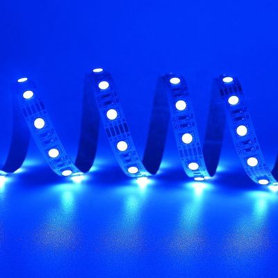 24V SMD 5050 Rgbwは1つの屋外のための暖かい白色光の5m防水滑走路端燈のストリップ4を導いた