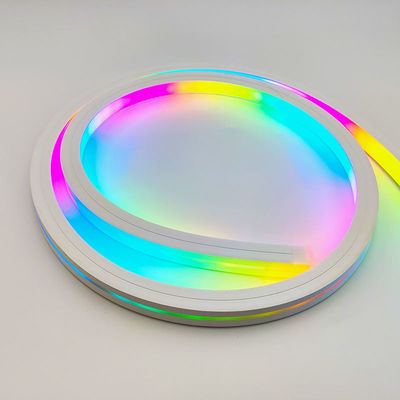 アドレス指定可能なシリコーン12vはネオン ライトのストリップの夢がRGBを16 X 16MM DIYの単語着色する5mを曲げる