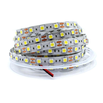 12v 5050 LEDのストリップ防水Ip65は屈曲のストリップ5Mの白く赤い青を導いた