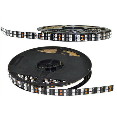 12V黒PCBの倍の列5050 LEDのストリップ60LEDs/M 120LED/M DC12V