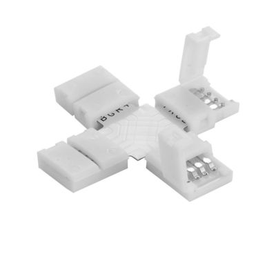 10mm 4 PinはRgbのコネクター10mm 4 Pin LED付属L T X形によって無線化されたGapless Solderlessを導いた