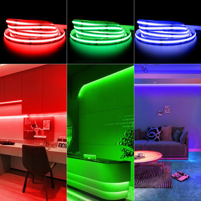 適用範囲が広い10mm 756LEDs/M Rgbの穂軸LEDのストリップRgb 768Leds/M 24V Ip65防水LED