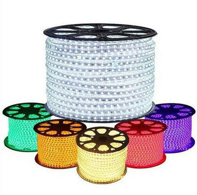 50M 100m/Roll Ip65防水Rgbwの穂軸はストリップ屋外110v 220v SMD2835 5050を導いた