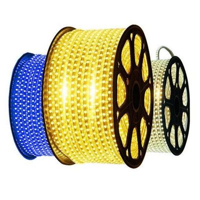50M 100m/Roll Ip65防水Rgbwの穂軸はストリップ屋外110v 220v SMD2835 5050を導いた