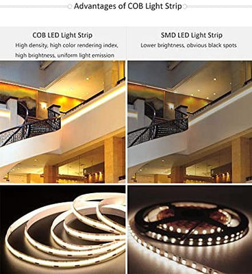 2023年の穂軸LEDのストリップ480leds 2700K 3000K 4000K 6000K Dotless適用範囲が広いテープ ライト