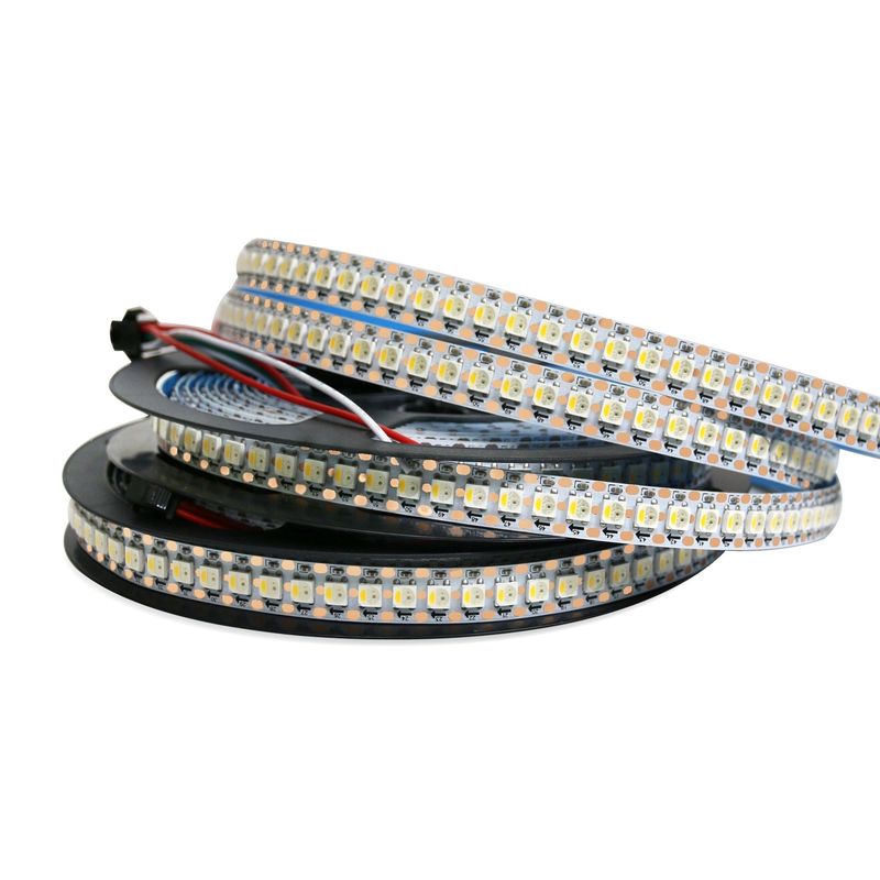 それぞれLEDの適用範囲が広いストリップのアドレス指定可能な夢色は軽いストリップ5V 12V RGB SK6812を導いた