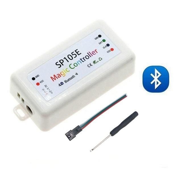 24V Sp105eの魔法の家DmxへのRgb 5vはWs2812 Ws2813ライトのためのコントローラーを導いた
