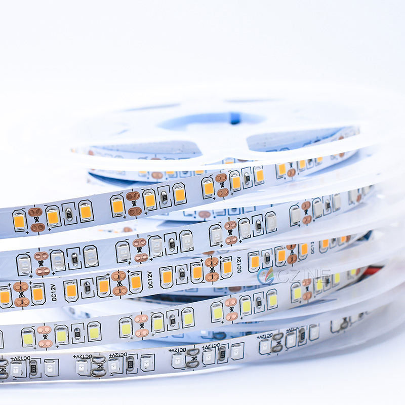 Dc12v 5v 120led 2835 LEDのストリップの高く明るい導かれたストリップ12v 2700kの白く赤い青緑