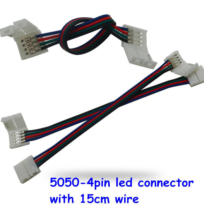 導かれた滑走路端燈のコネクター4 Pin 10mmの幅は付属のSolderlessの延長ケーブルワイヤーを導いた